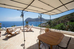 Отель 2 bedrooms house at Lipari 300 m away from the beach with sea view furnished terrace and wifi, Липари